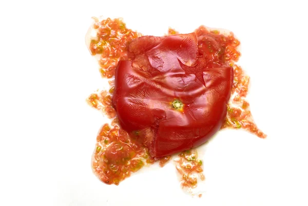 打烂番茄 — 图库照片