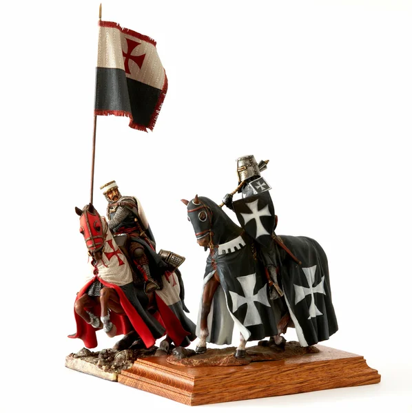 Mittelalterliche Ritterfigur — Stockfoto