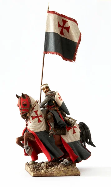 Středověký rytíř figurka — Stock fotografie