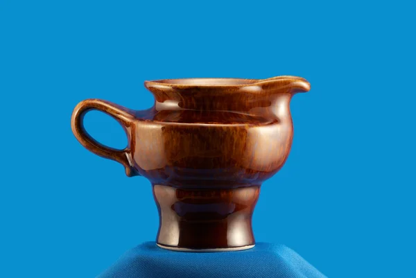 Κομψό Ανατολή κανάτα γάλακτος μπλε — Φωτογραφία Αρχείου