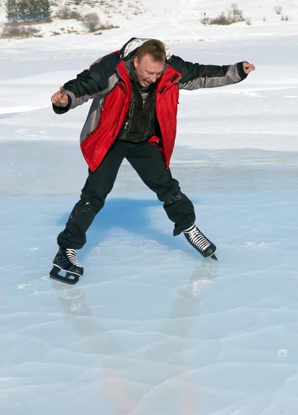 Ice Skating on mountain like — Stock Photo, Image