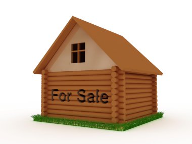 House for sale with grass around