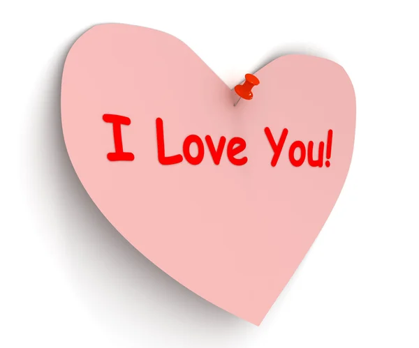 Valentine. I love you — Stock Photo, Image
