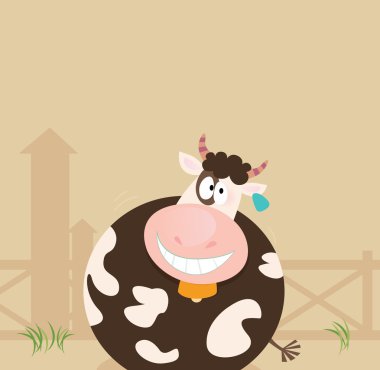 Farm animals: Cow clipart