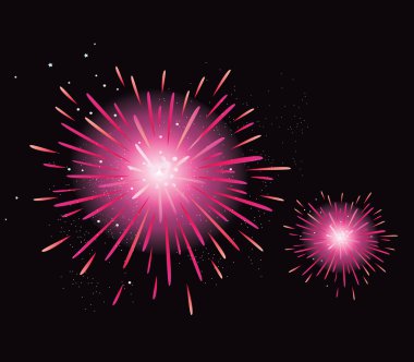 Fireworks display clipart