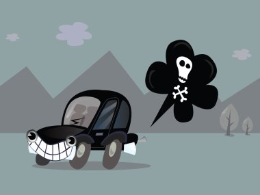 Car Pollution clipart