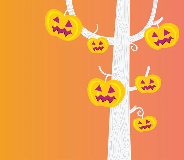 Halloween drzewo — Wektor stockowy