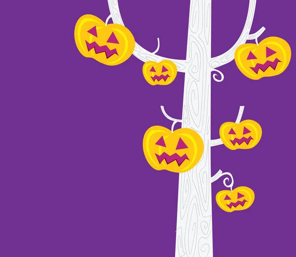 Halloween drzewo — Wektor stockowy