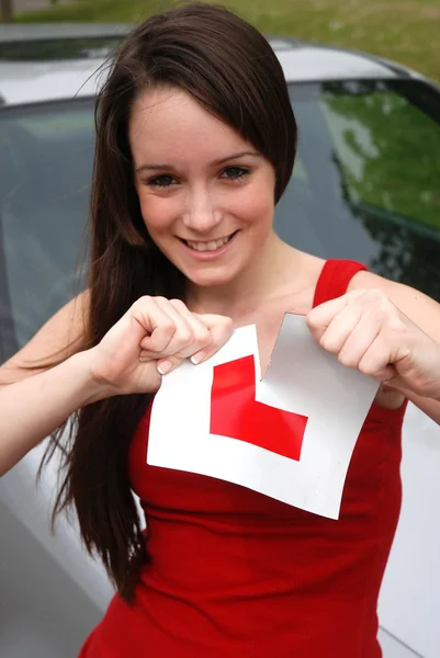 L plate — Stock Photo, Image