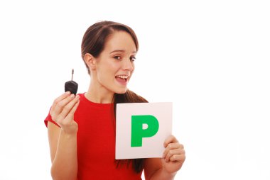 Attractive new driver clipart