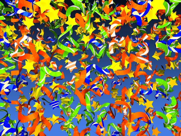 Sfondo coriandoli colorati — Foto Stock