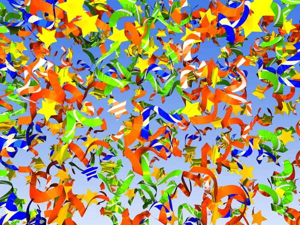 stock image Colorful confetti background