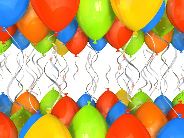 Party Luftballons Hintergrund — Stockfoto
