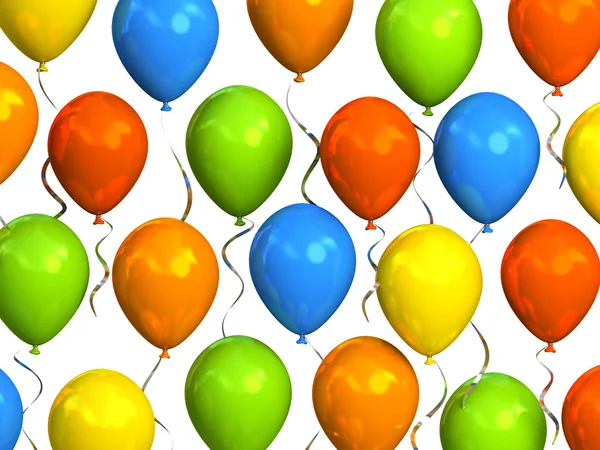 Barevné nafukovacích balónků — Stock fotografie