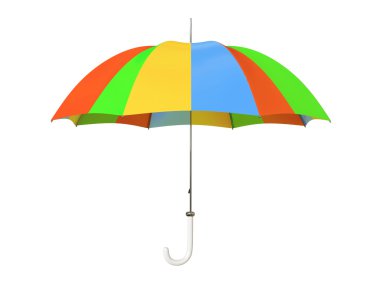 Colorful umbrella clipart