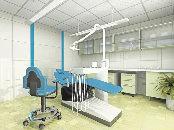 Интерьер стоматологического кабинета — стоковое фото
