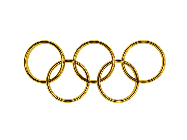 奥运五环 — 图库照片