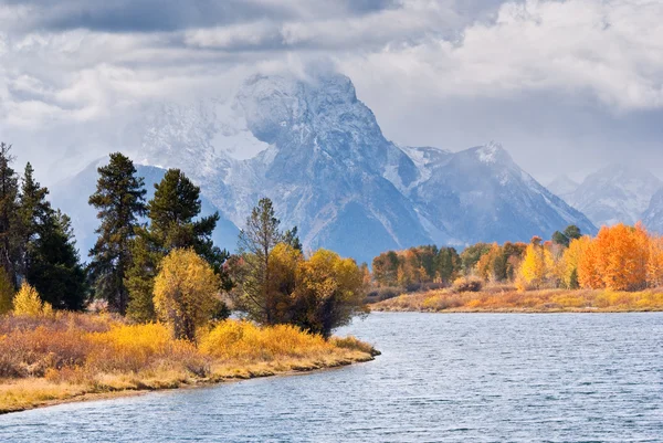 Stormy Tetons in Fall — Stock Photo, Image