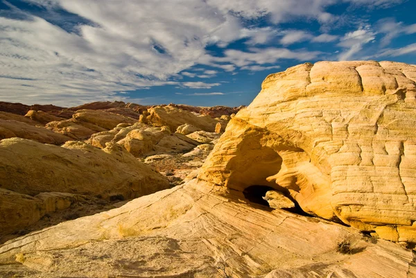 Woestijn zandsteen scuplture — Stockfoto