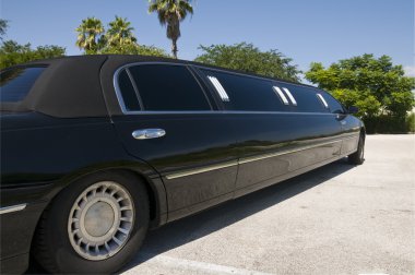 Black Stretch Limo clipart