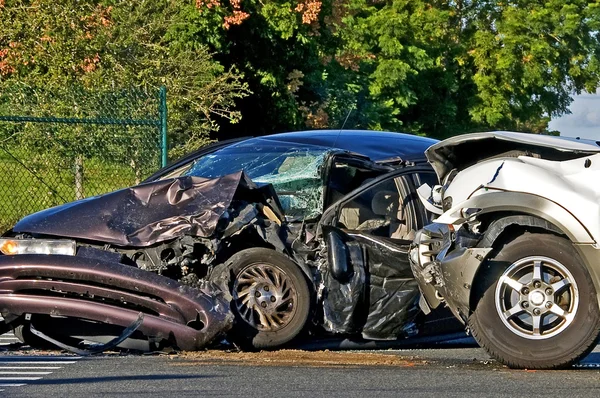 Twee voertuig ongeval — Stockfoto