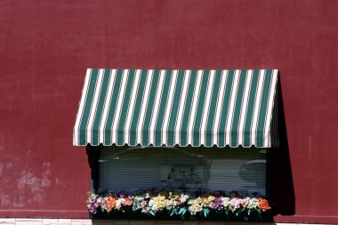 Italian Style Restaurant Window clipart