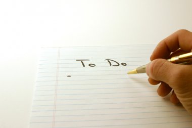 To Do - Notepad & Pen clipart