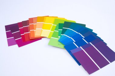 Isolated Paint Samples clipart