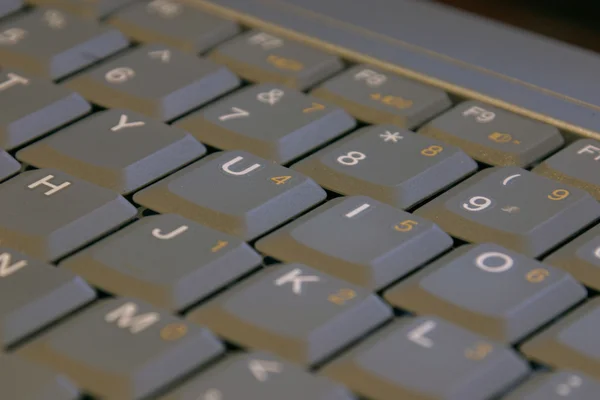 Ordenador portátil portátil teclado —  Fotos de Stock