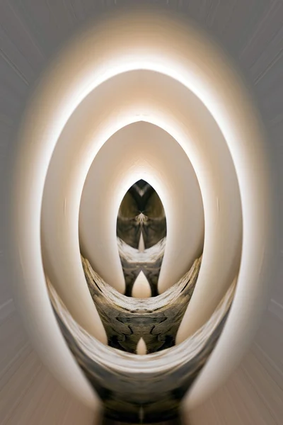 Arte abstracto digital - túnel de huevo — Stockfoto