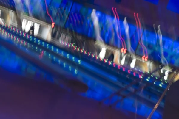 Abstrato Blurry Bowling Alley — Fotografia de Stock