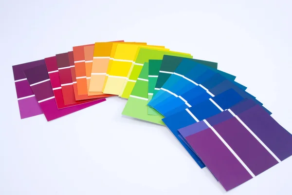 Vzorky izolované barev — Stock fotografie