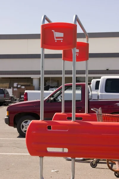 stock image Shopping Cart Return Signs