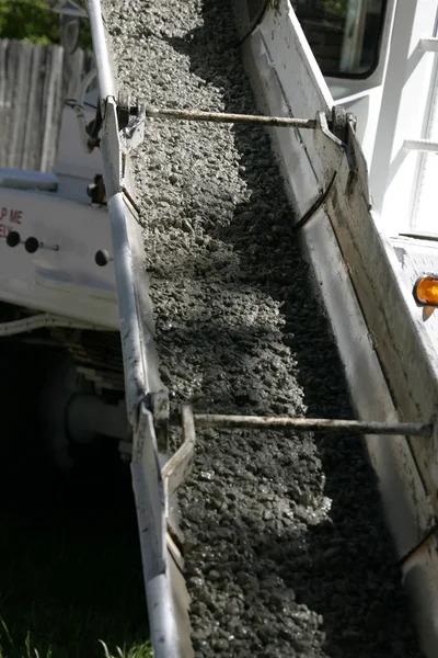 Glijdende concrete modder — Stockfoto