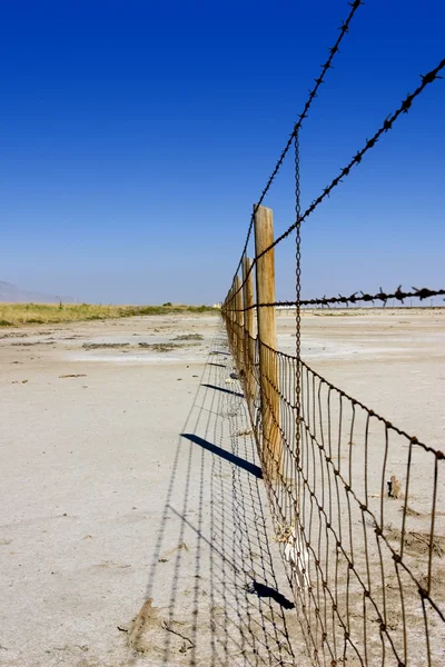 Stock image Fence Under Clear Skies