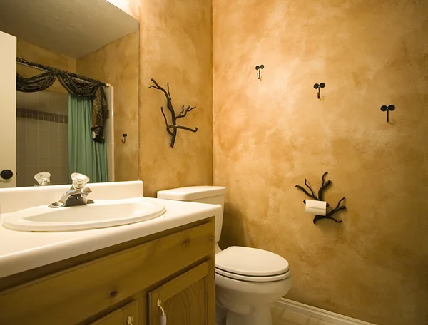 Interieur shot van een badkamer — Stockfoto