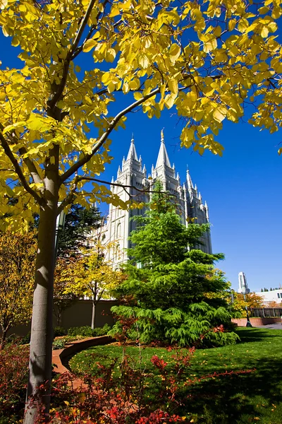 Mormon templom tér — Stock Fotó