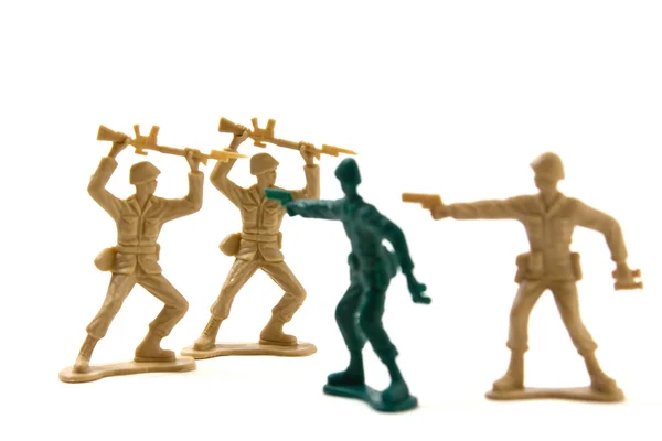 Moed concept - plastic soldaten — Stockfoto