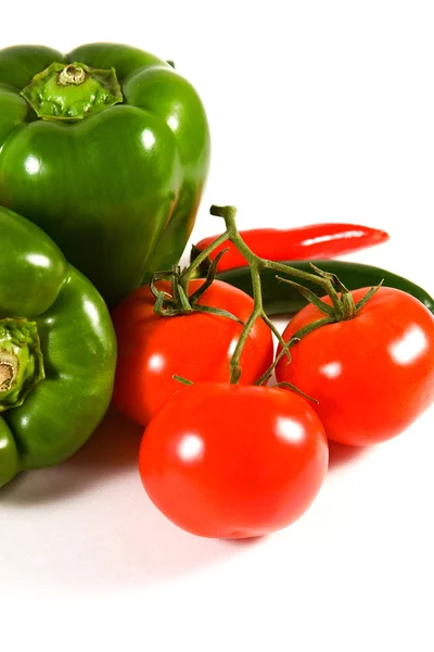 stock image Vegetables on an isolated background