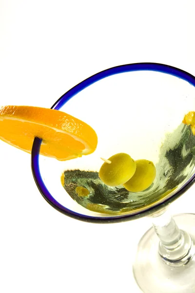 Elszigetelt martini pohár — Stock Fotó