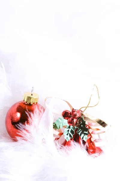 Vánoční ozdoby s mezerami — Stock fotografie