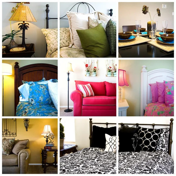 Collage - Interior del hogar — Foto de Stock