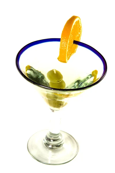 Isolated Martini Glass Stock Image