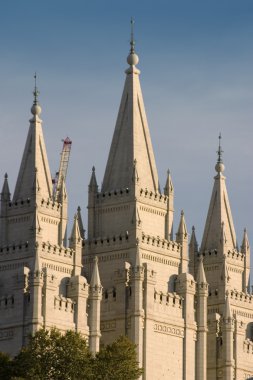 Mormon Temple in Salt Lake City clipart
