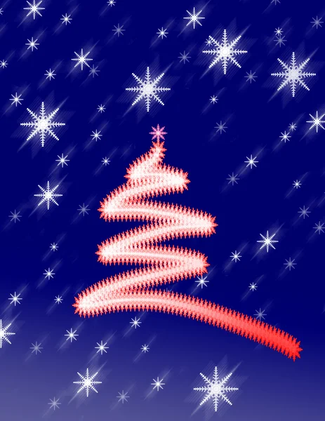 Jul bakgrund med ornament — Stockfoto
