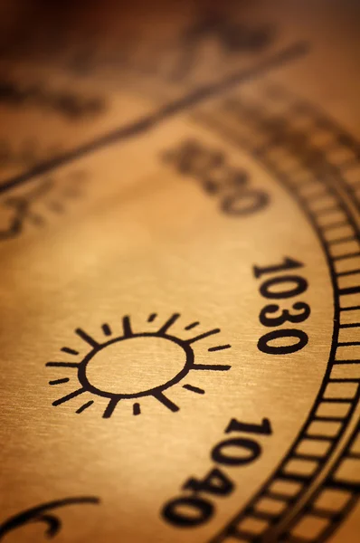 Oude barometer — Stockfoto