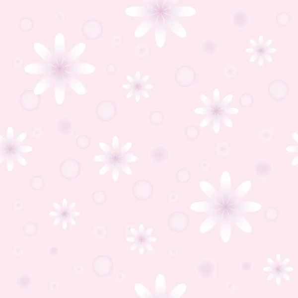 Le fond floral sans couture . — Image vectorielle