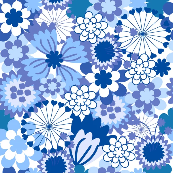 The Background seamless floral. — Stock Vector