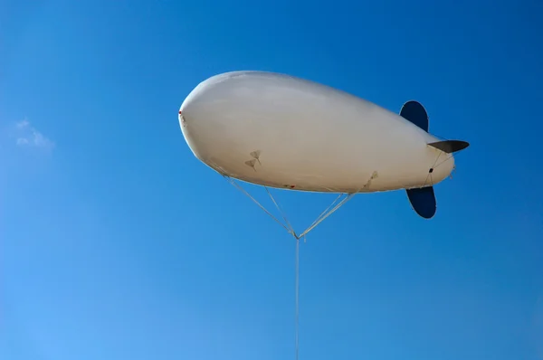 stock image Airship Floating over Blue Sky