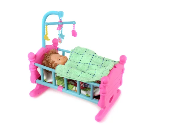 stock image Baby Doll in Bed